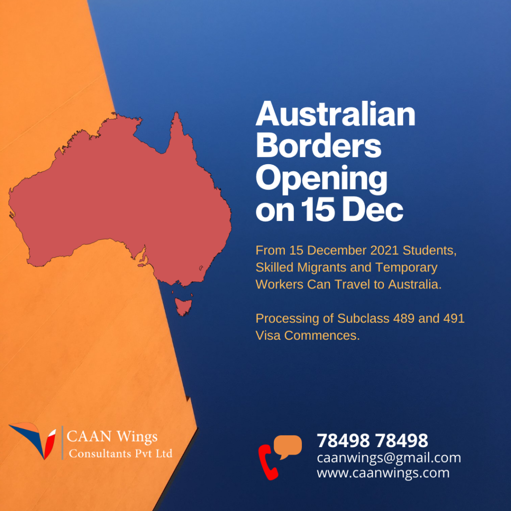 Australia Borders Update, 2021 - CAAN Wings Consultants Pvt Ltd