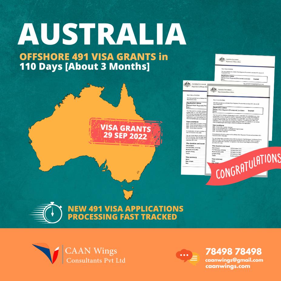 Latest Visa Approvals!!! - CAAN Wings Consultants Pvt Ltd
