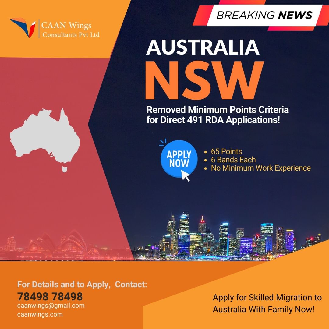 AUSTRALIA NWS Migration Update News. - CAAN Wings Consultants Pvt Ltd