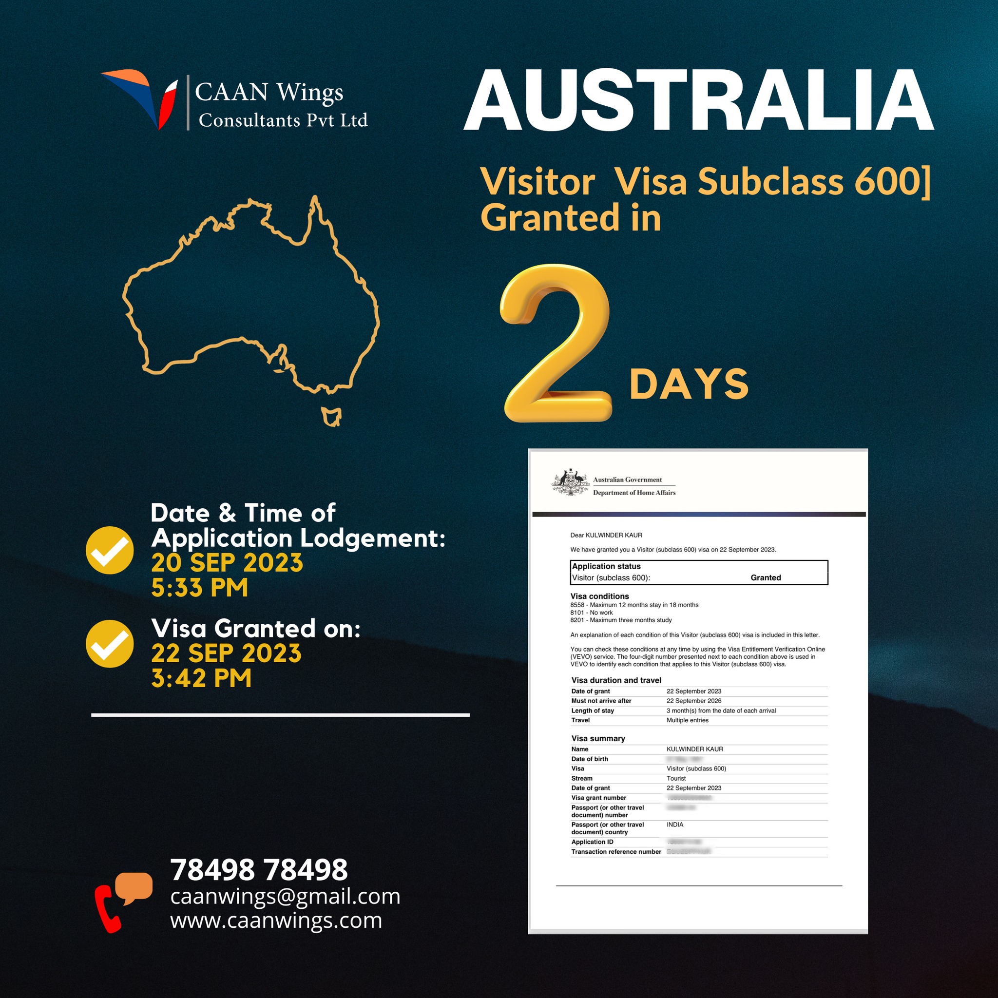 AUSTRALIA Visitor Visa Subclass 600 Granted In 2 DAYS CAAN Wings   380771915 671405431752272 5404502930908830226 N 