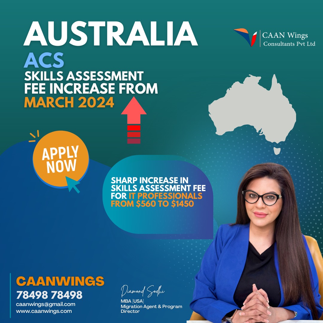 Fee Increase For ACS Skills Assessment From March 2024! CAAN Wings